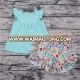 Sue Lucky kids clothing 2pc summer outfits yellow pearl outfits icing shorts flower casual wholesale girls boutique clothing